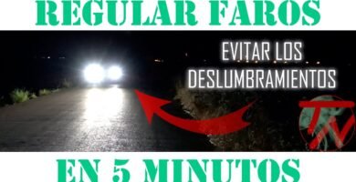 ¿Cómo ajustar las luces para evitar deslumbrar a otros?