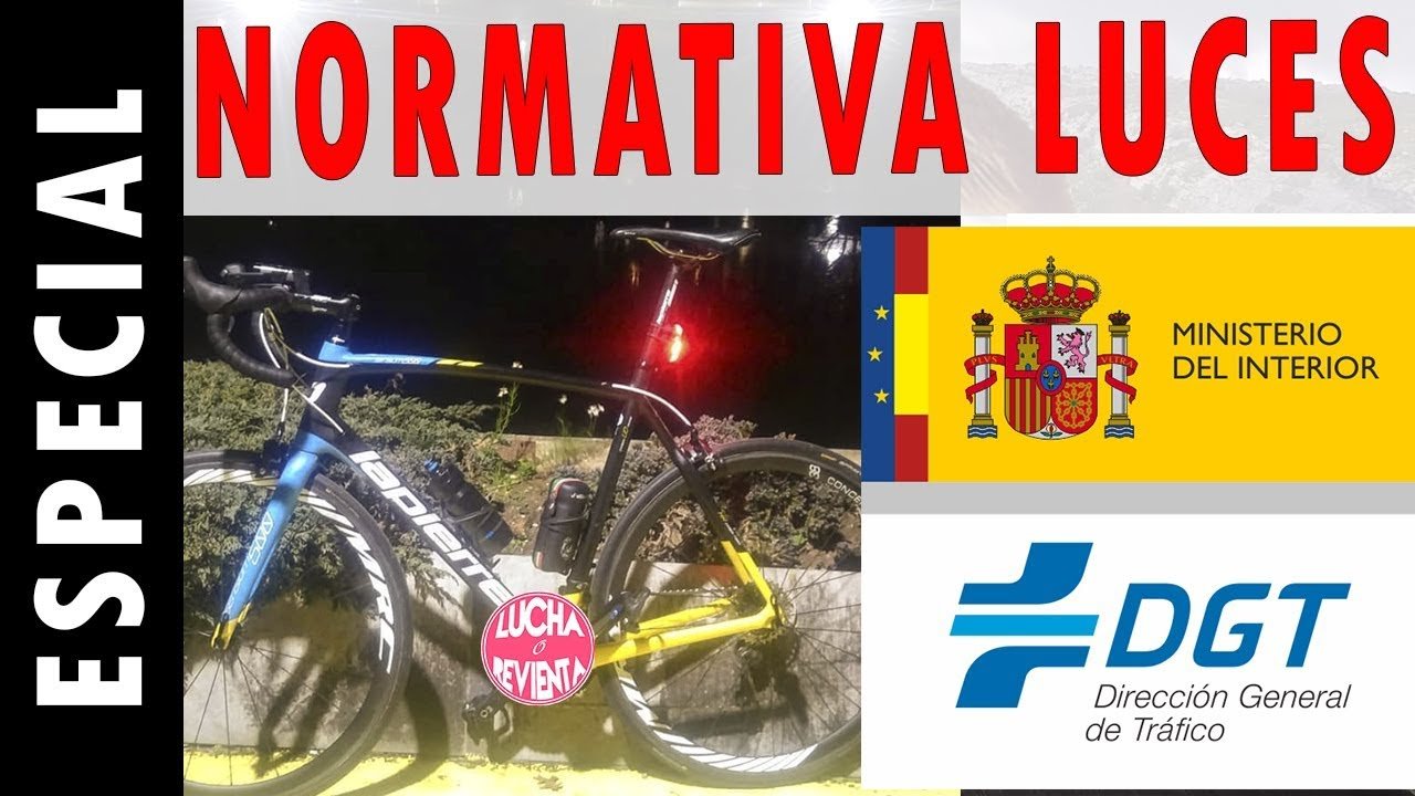 ¿Qué dice la ley sobre las luces de bicicleta?