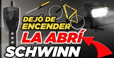 ¿Qué hacer si las luces de la bici fallan?