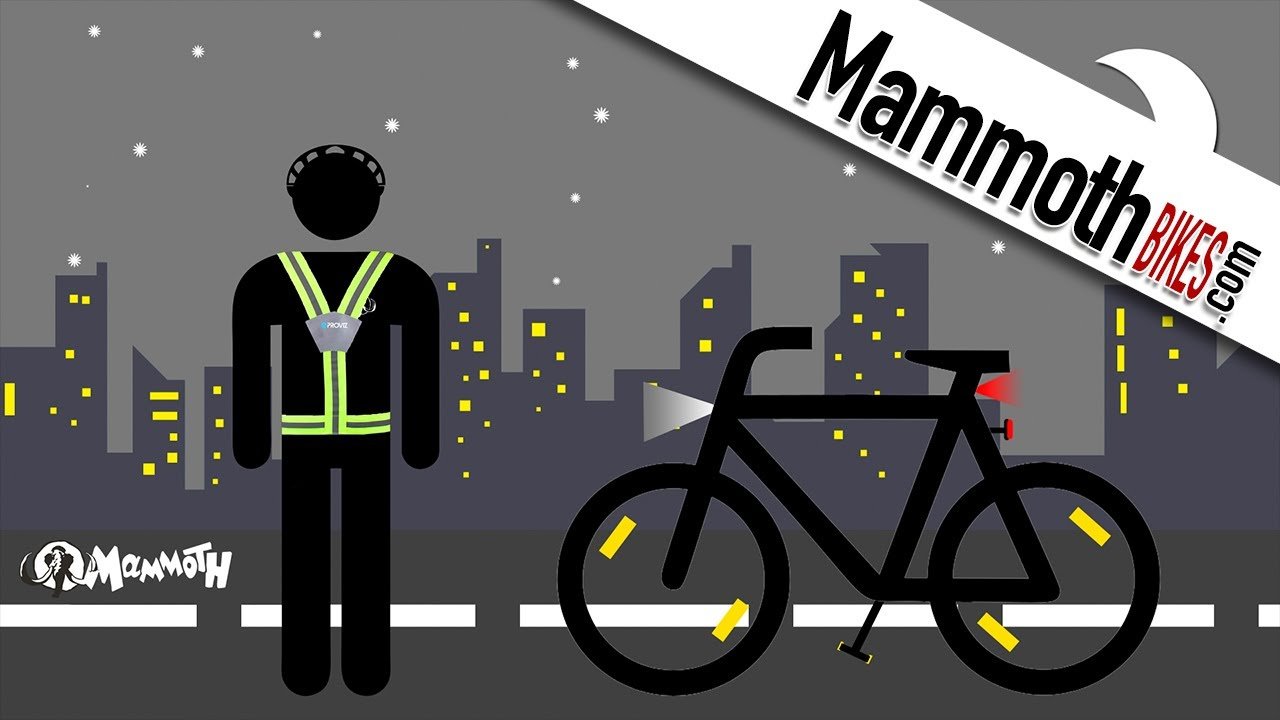 ¿Qué luz deben usar los ciclistas para ser visibles?