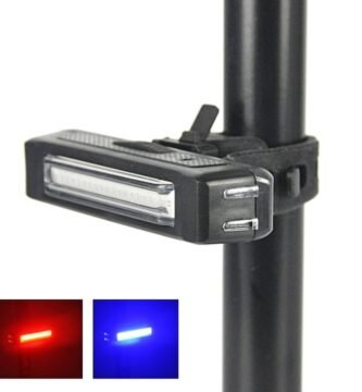 Diferencias entre luz delantera blanca y luz trasera roja para bicicleta