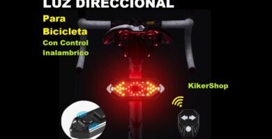 luces traseras con modos intermitentes para personas que hacen delivery en bici