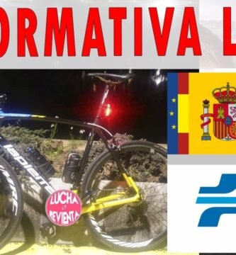 Ley sobre uso de luces delanteras y traseras en bicicleta