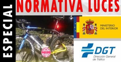 Ley sobre uso de luces delanteras y traseras en bicicleta