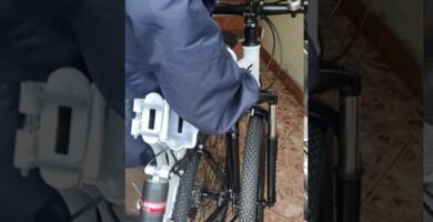 luces ultraligeras para bicicletas plegables para personas que hacen delivery en bici