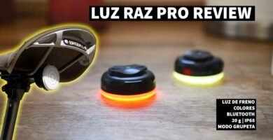 luces de freno activadas por sensor para ciclismo recreativo en zonas rurales