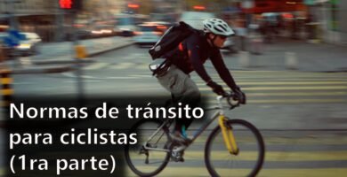 leyes para ciclistas nocturnos en zonas urbanas en Peru
