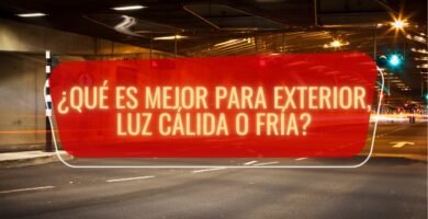 que tipo de luz es mejor para rutas urbanas oscuras en avenidas con poca iluminacion